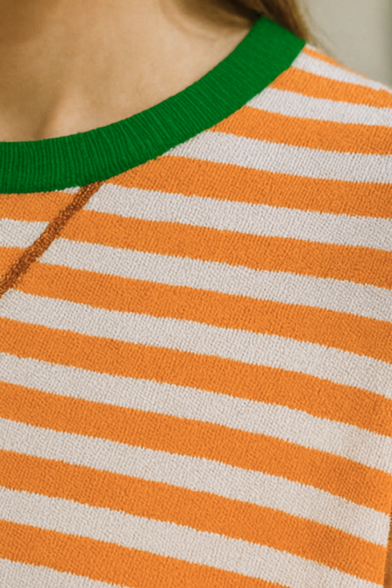 Dahlia Striped Cotton Jumper