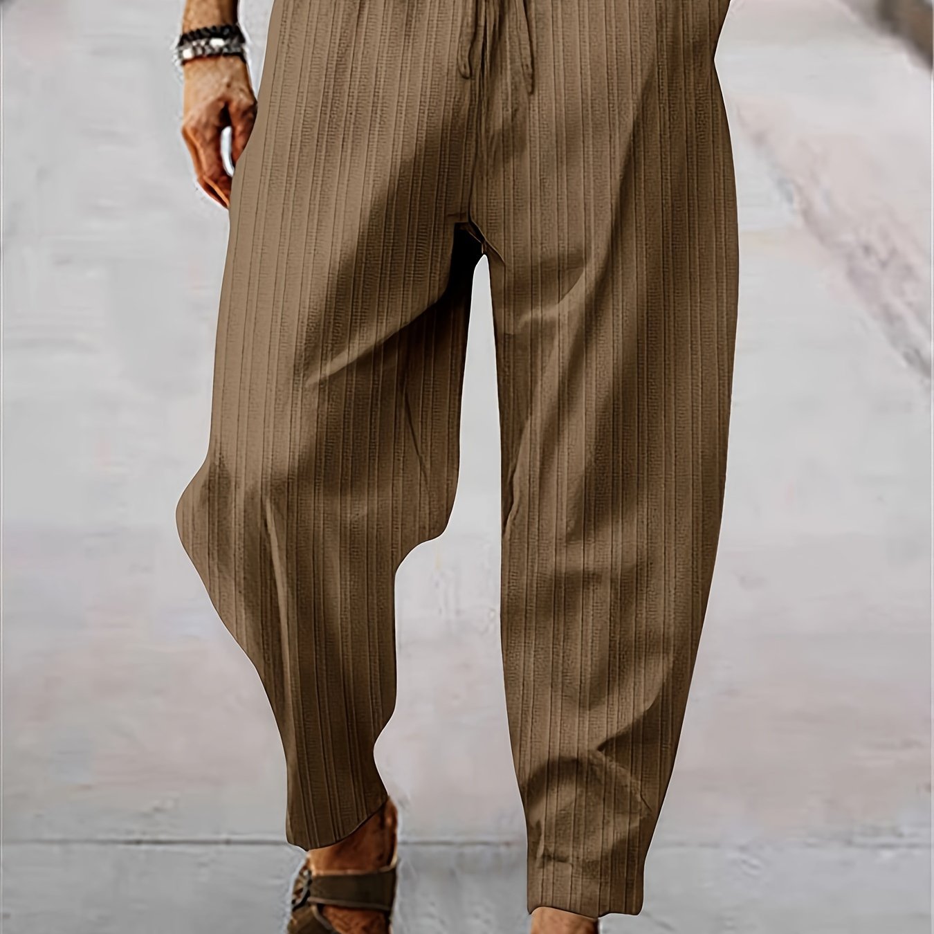 WW | Striped Men's Casual Summer Pants
