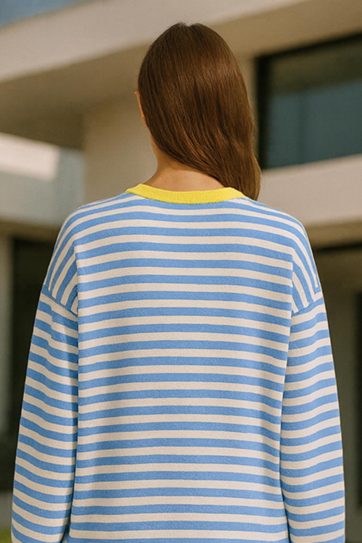 Dahlia Striped Cotton Jumper