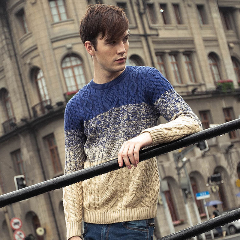 WW | Gestrickter Pullover Herren