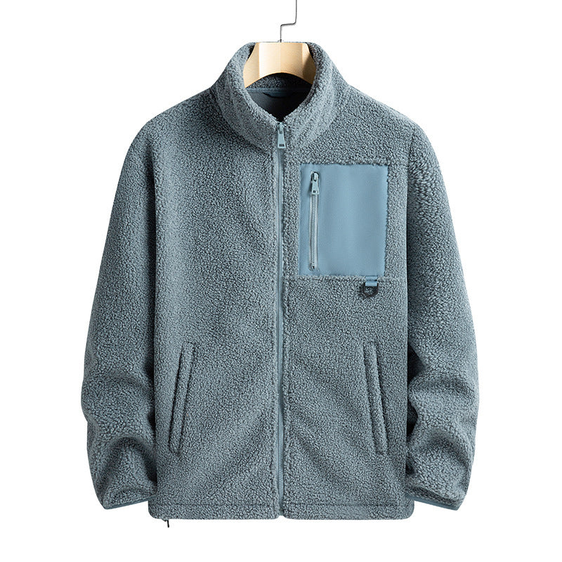 WW | Männer Fleecejacke mit Kragen