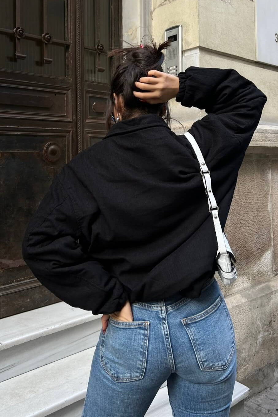 WW | Stand-Up Collar Sweatshirt Jacket