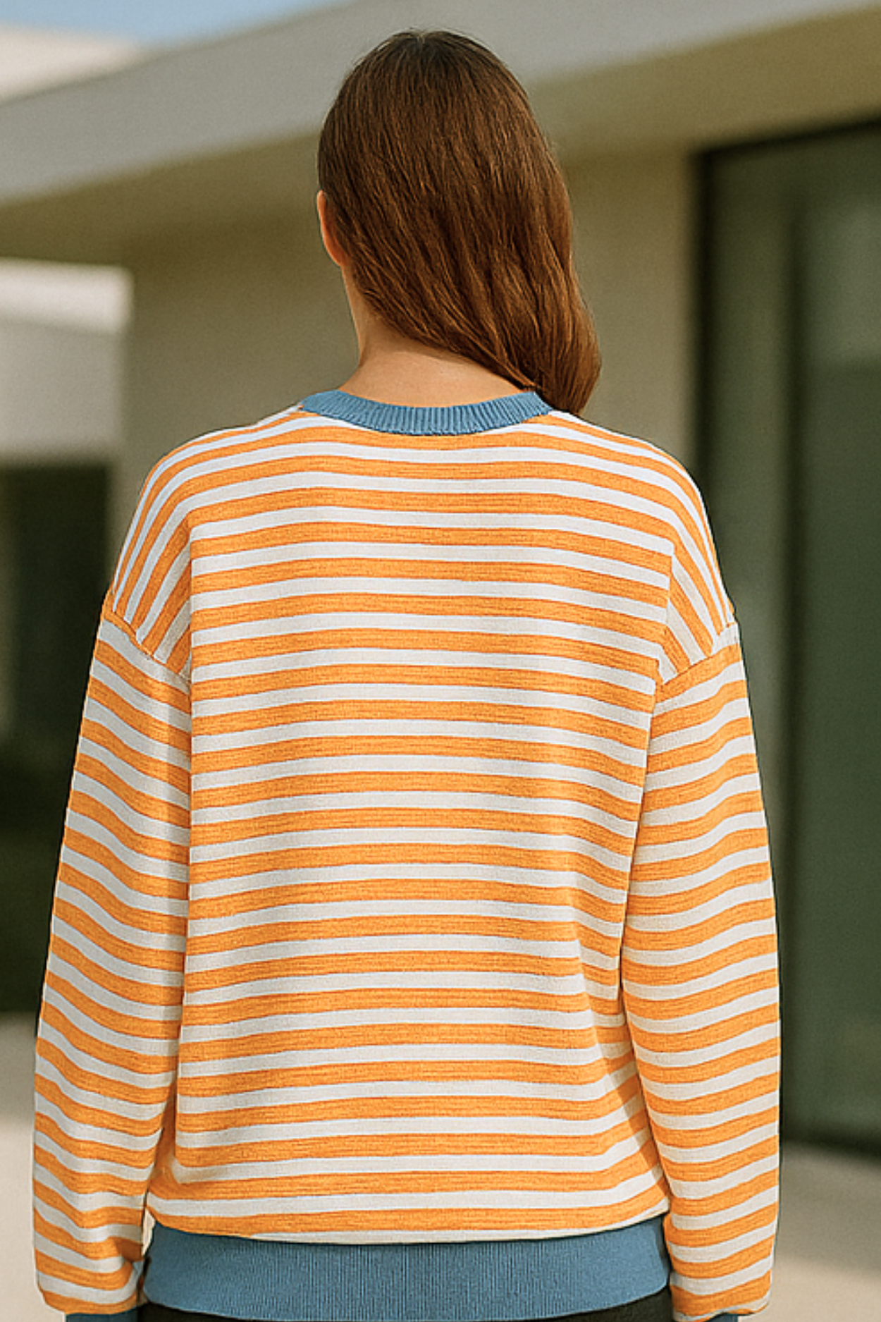 Dahlia Striped Cotton Jumper