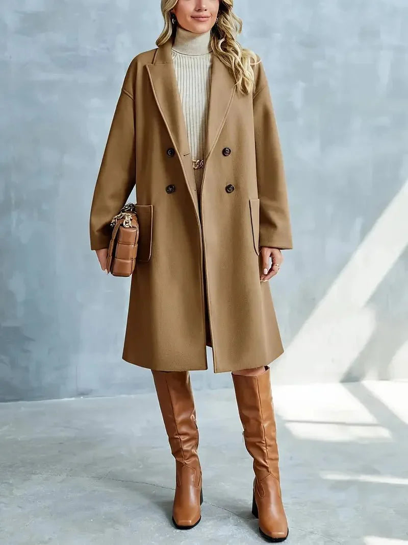 WW | Blended Wool Coat - Timeless Elegance - Wool Blend - Winter Outerwear