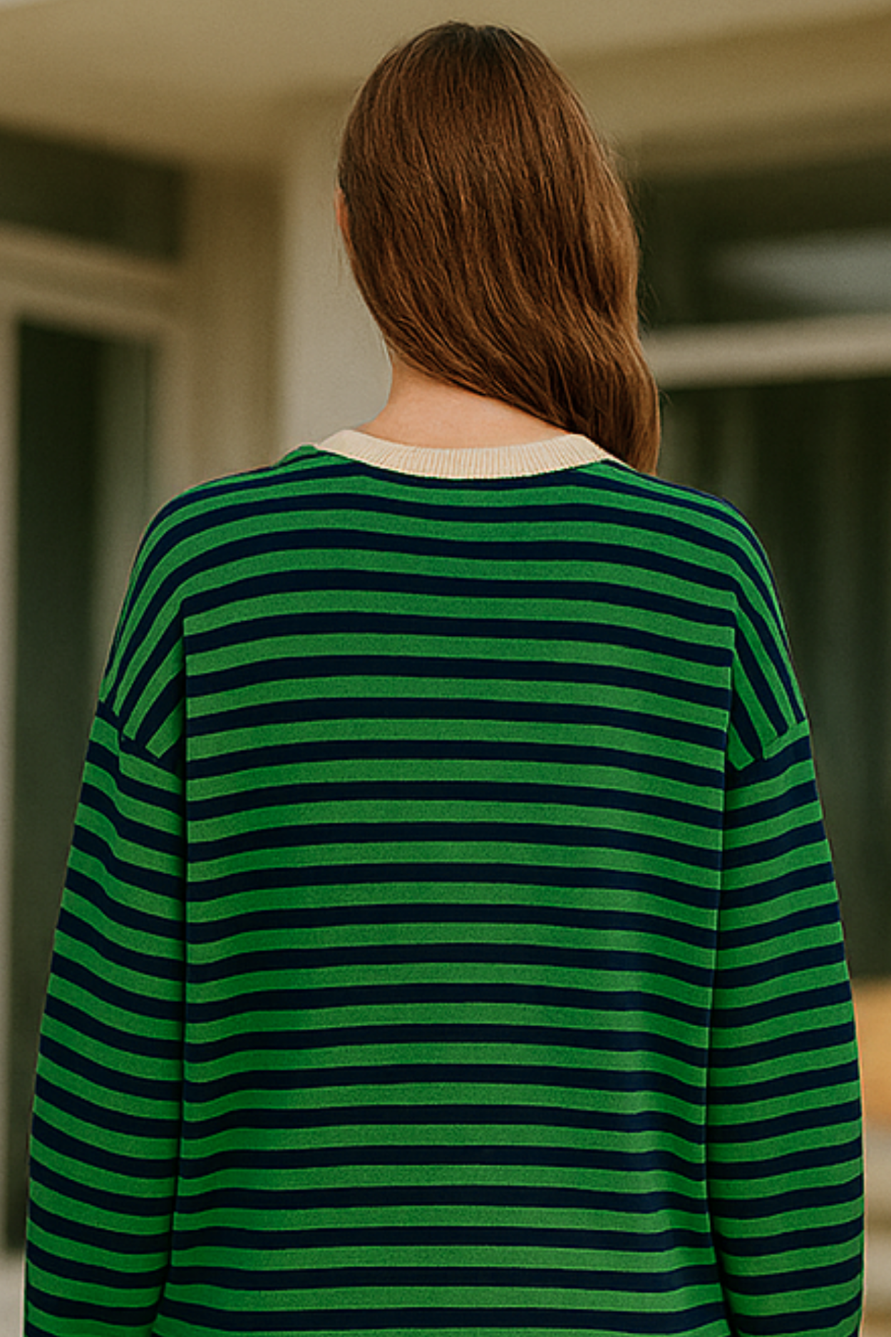 Dahlia Striped Cotton Jumper