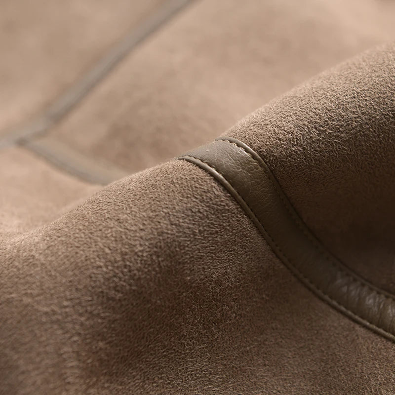 WW | Suede Winter Jacket Warm & Stylish