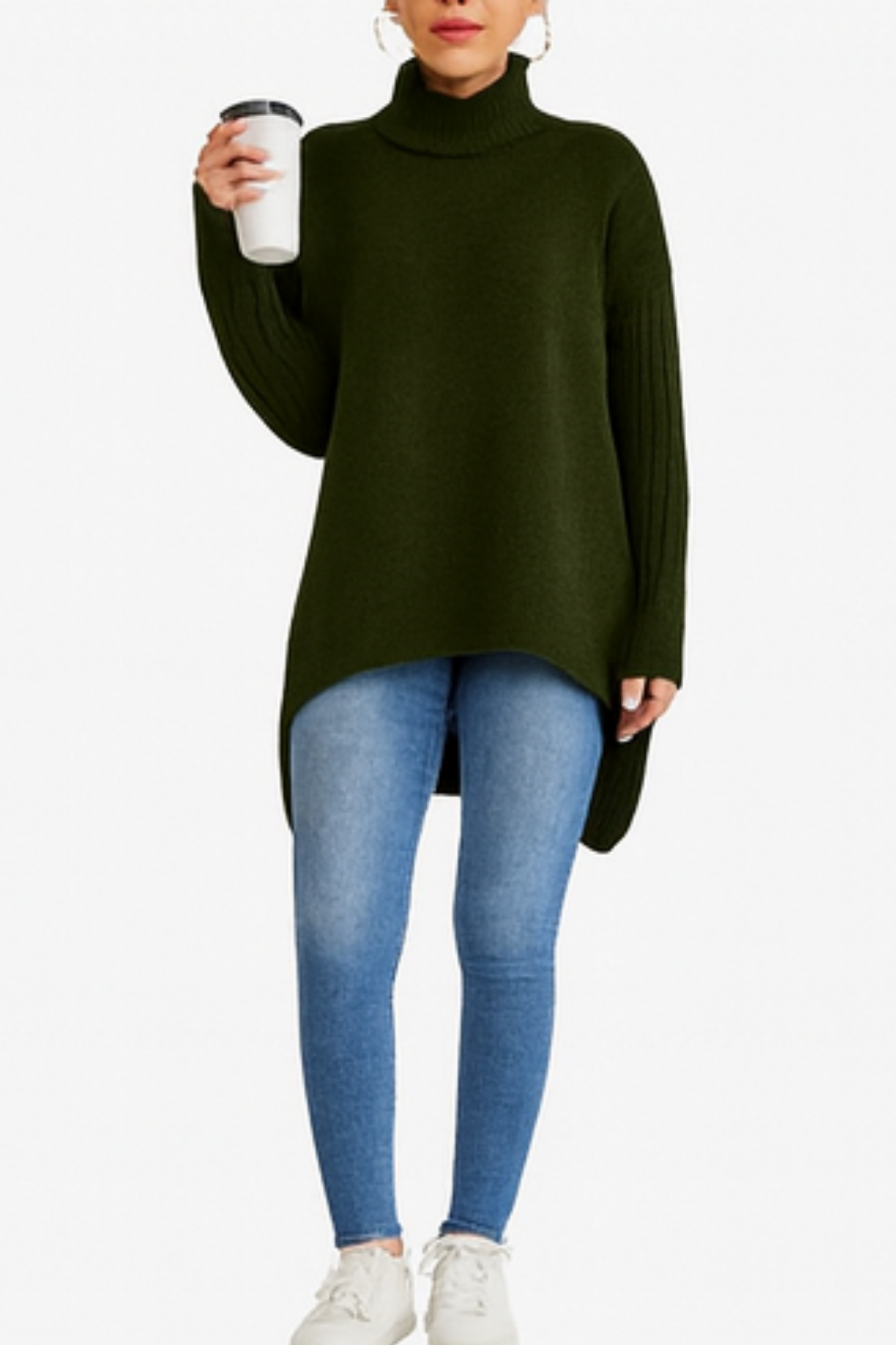 Bridgette | Long Turtleneck Sweater