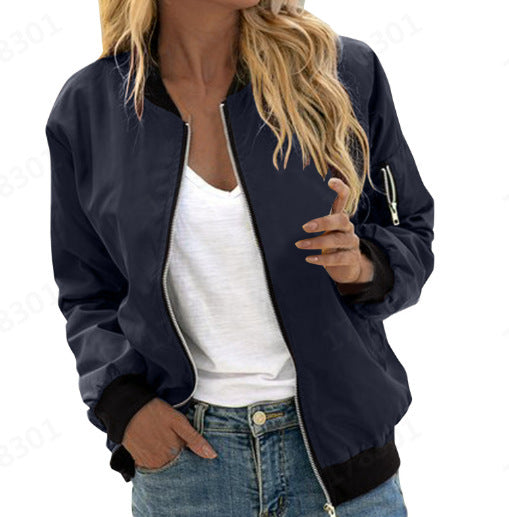 WW | Lässige klassische Bomberjacke mit Taschen