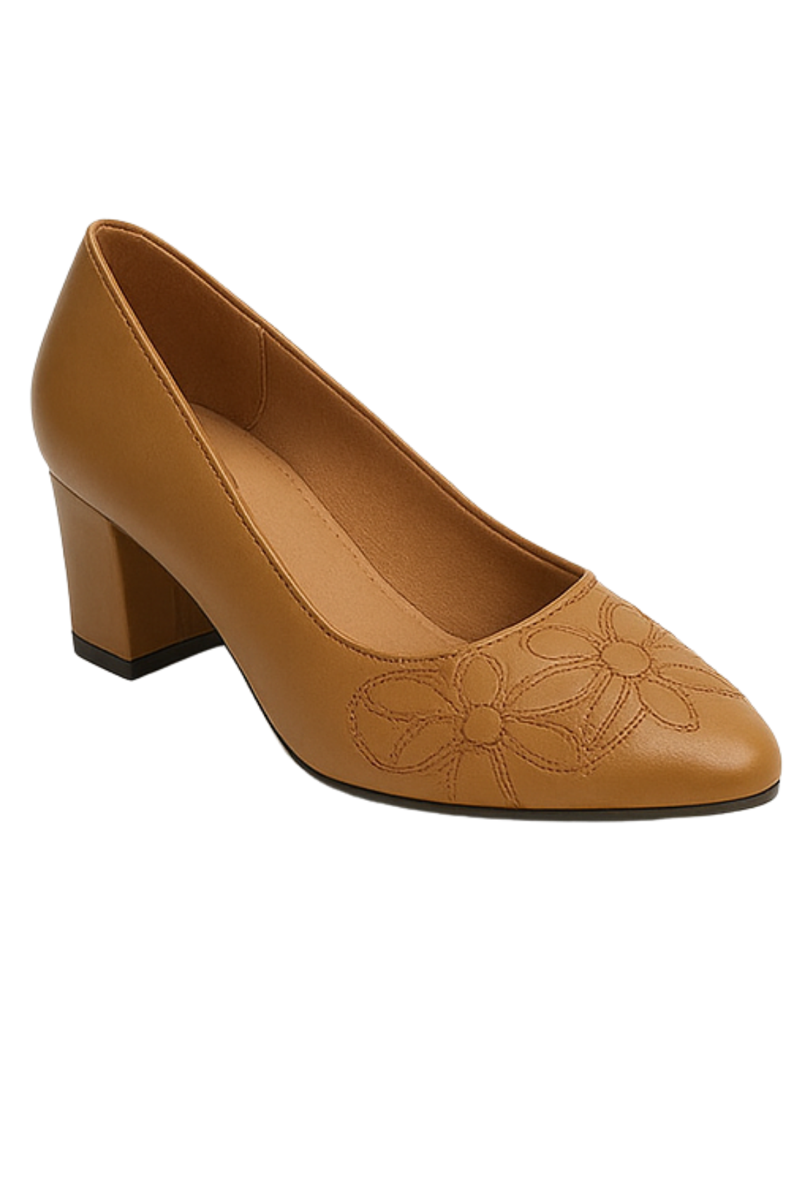Marlene Vegan Leather Pumps - Brown
