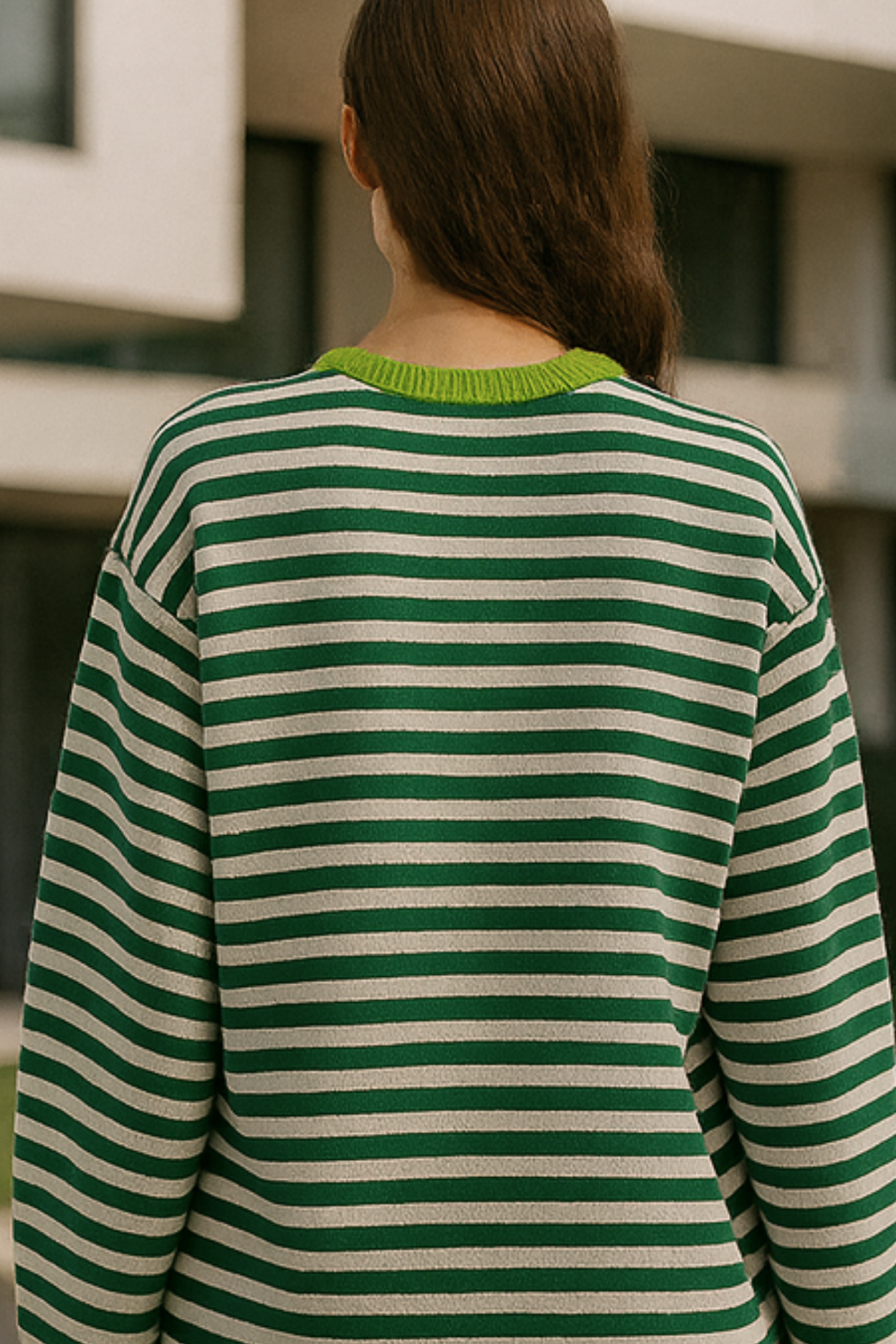 Dahlia Striped Cotton Jumper