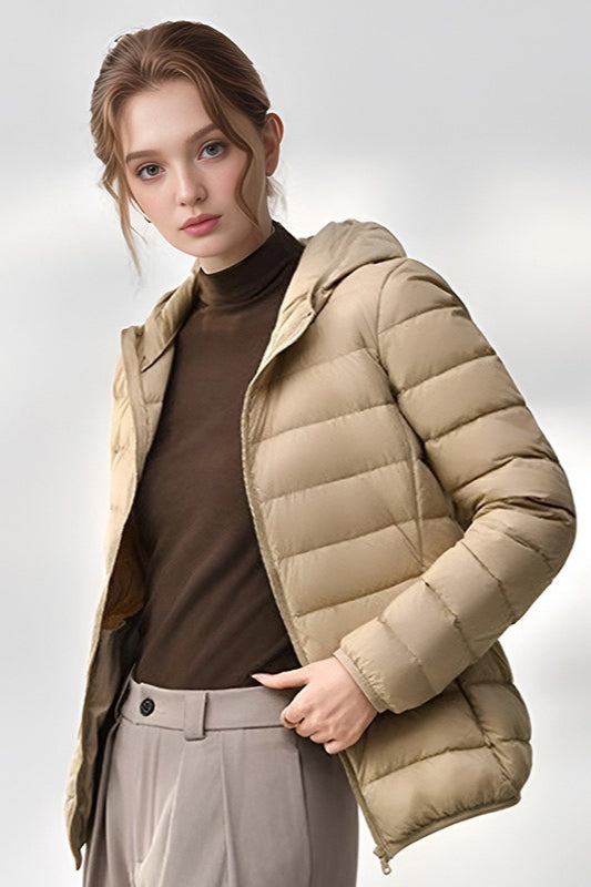WW | Slim Fit Hooded Puffer Jacket