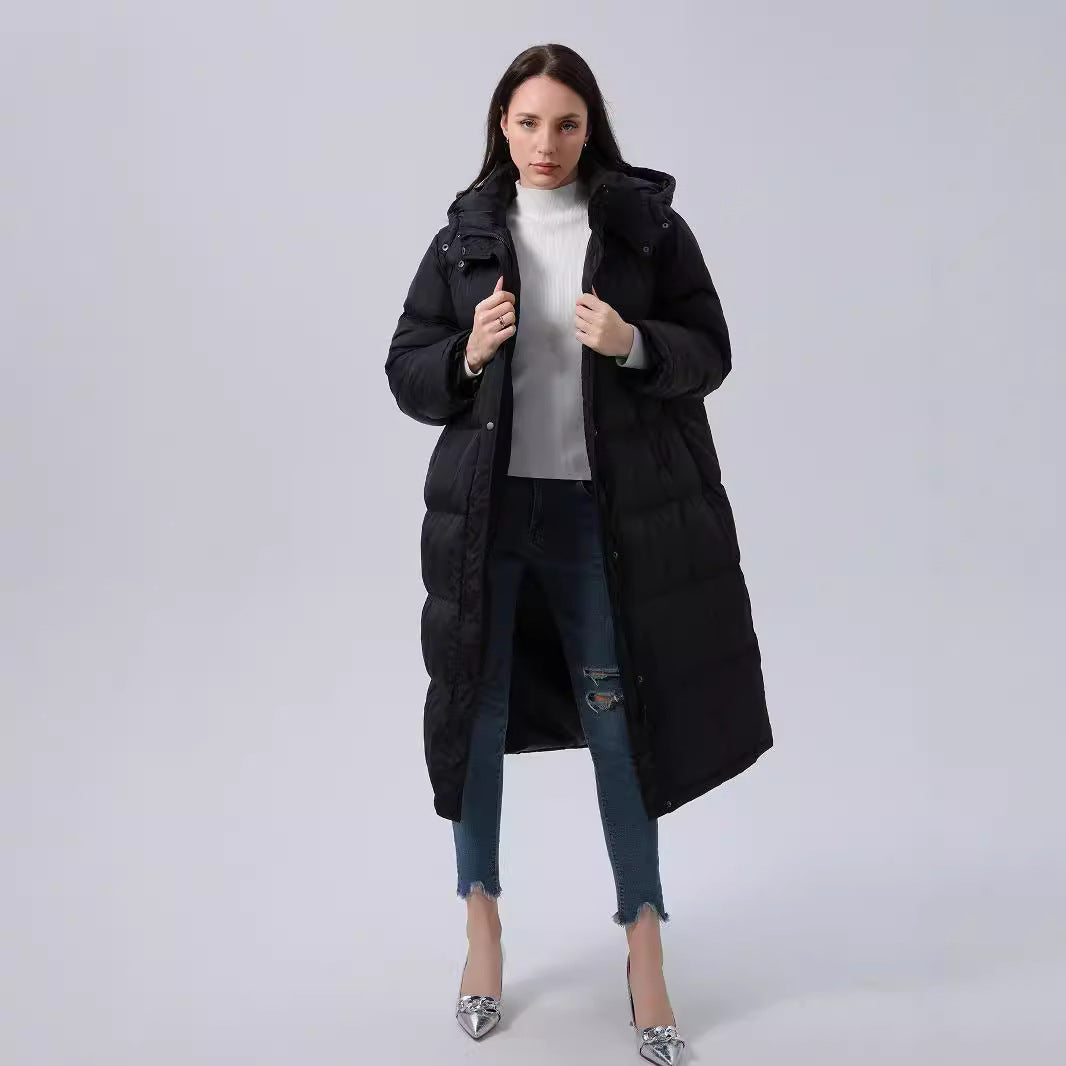 WW | Damen gefütterter langer Winterparka
