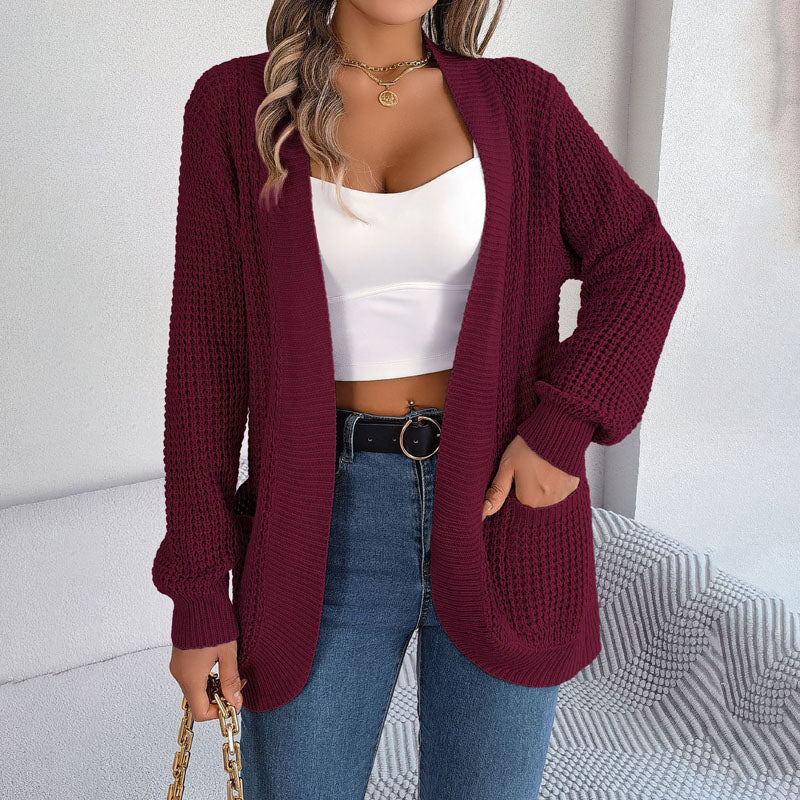 WW | Fashionable knit cardigan with pattern
