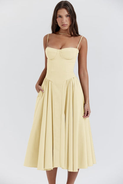 Michaela - Sleeveless Midi Dress