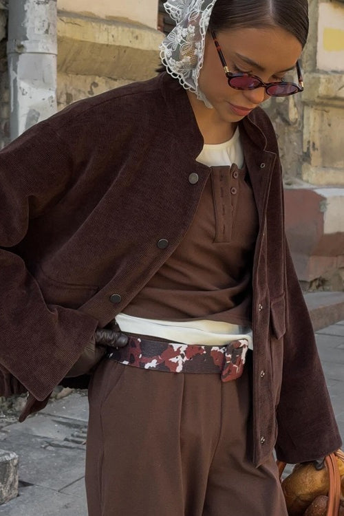 WW | Collar single-breasted jacket