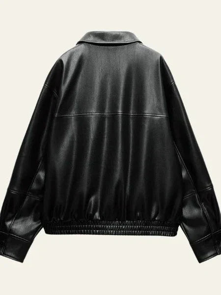 WW | Kunstleder Bomberjacke