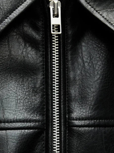 WW | Kunstleder Bomberjacke