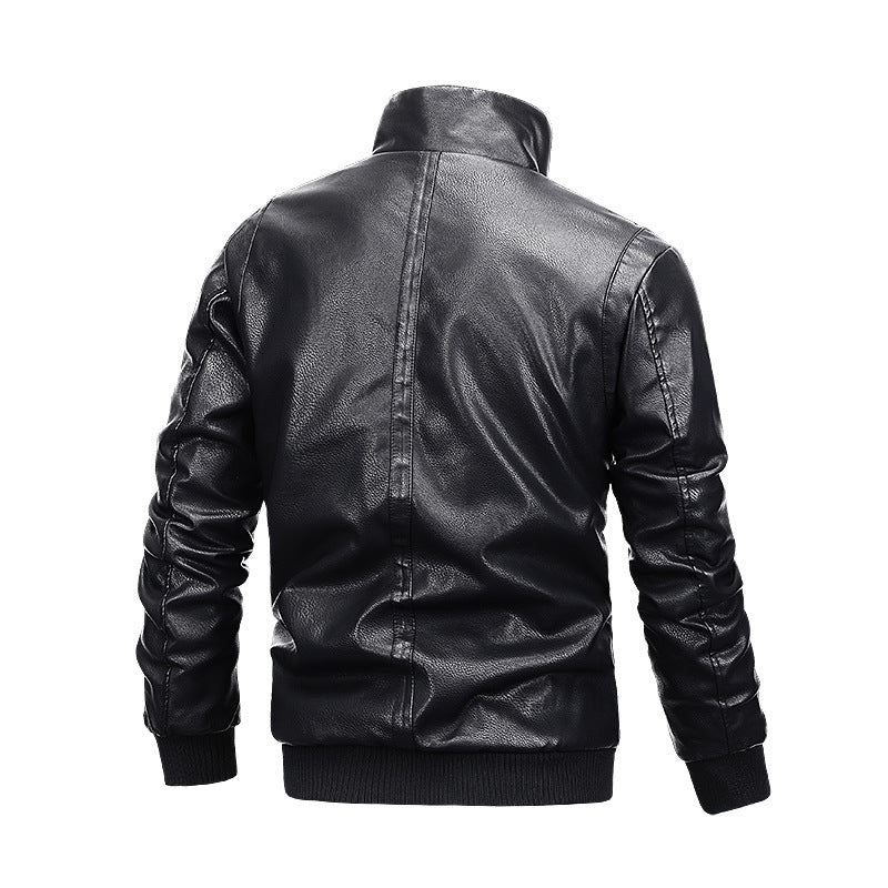 WW | Gequiltete PU-Lederjacke Herren