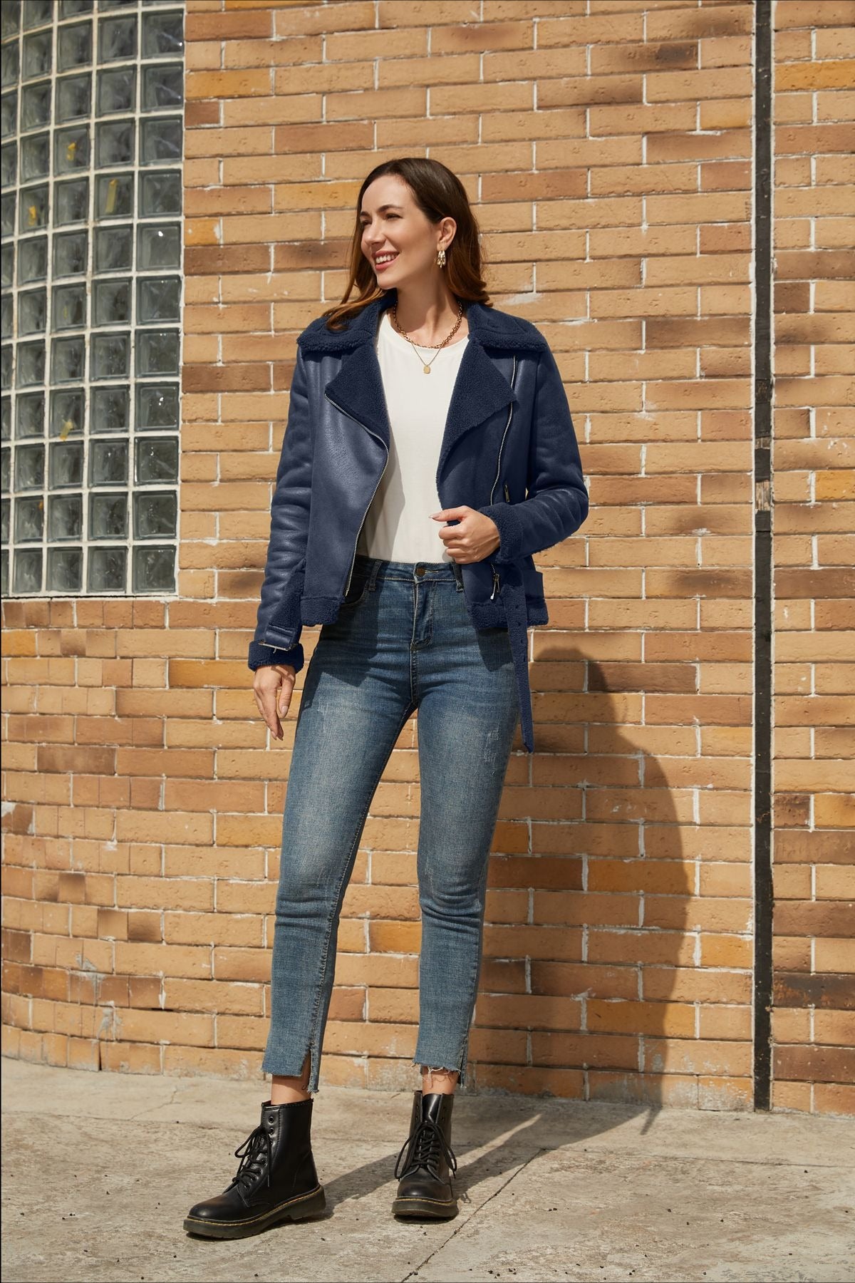 WW | Lined Suede Belted Jacket