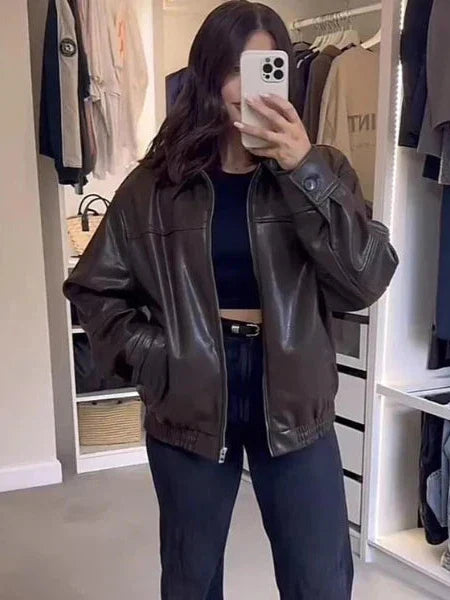 WW | Kunstleder Bomberjacke