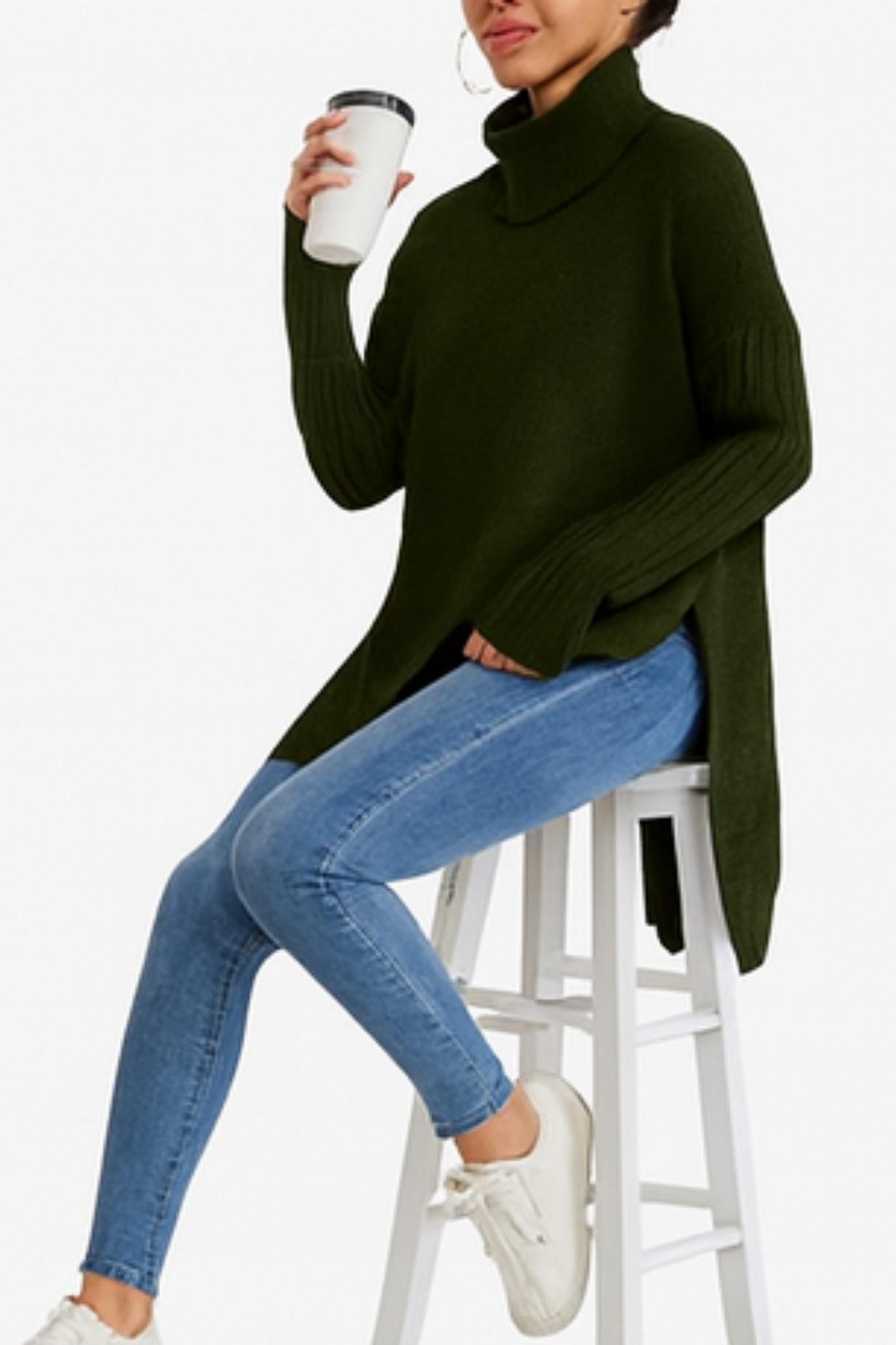 Bridgette | Long Turtleneck Sweater