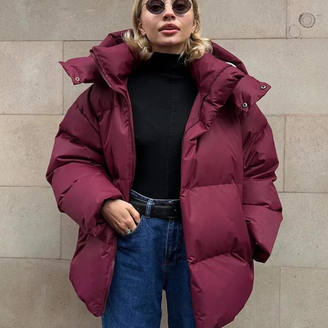 WW | Winter Puffer-Jacke - Hoher Hals Isolierter Mantel - Kaltwetter Streetwear Kanada