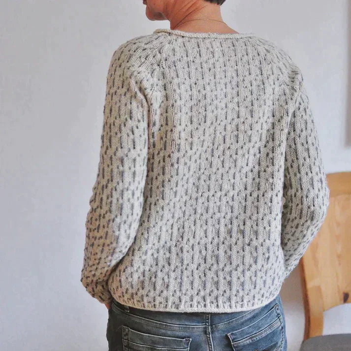 WW | Grey Boat Neck Sweater - Stylish and Comfortable Women's Clothing