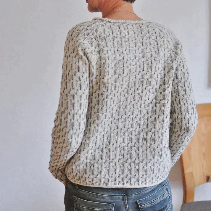 WW | Elegant gray crew neck sweater