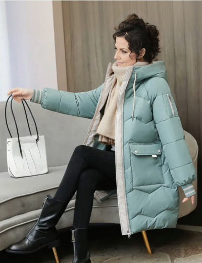 WW | Long Coat for Women with Soft Texture