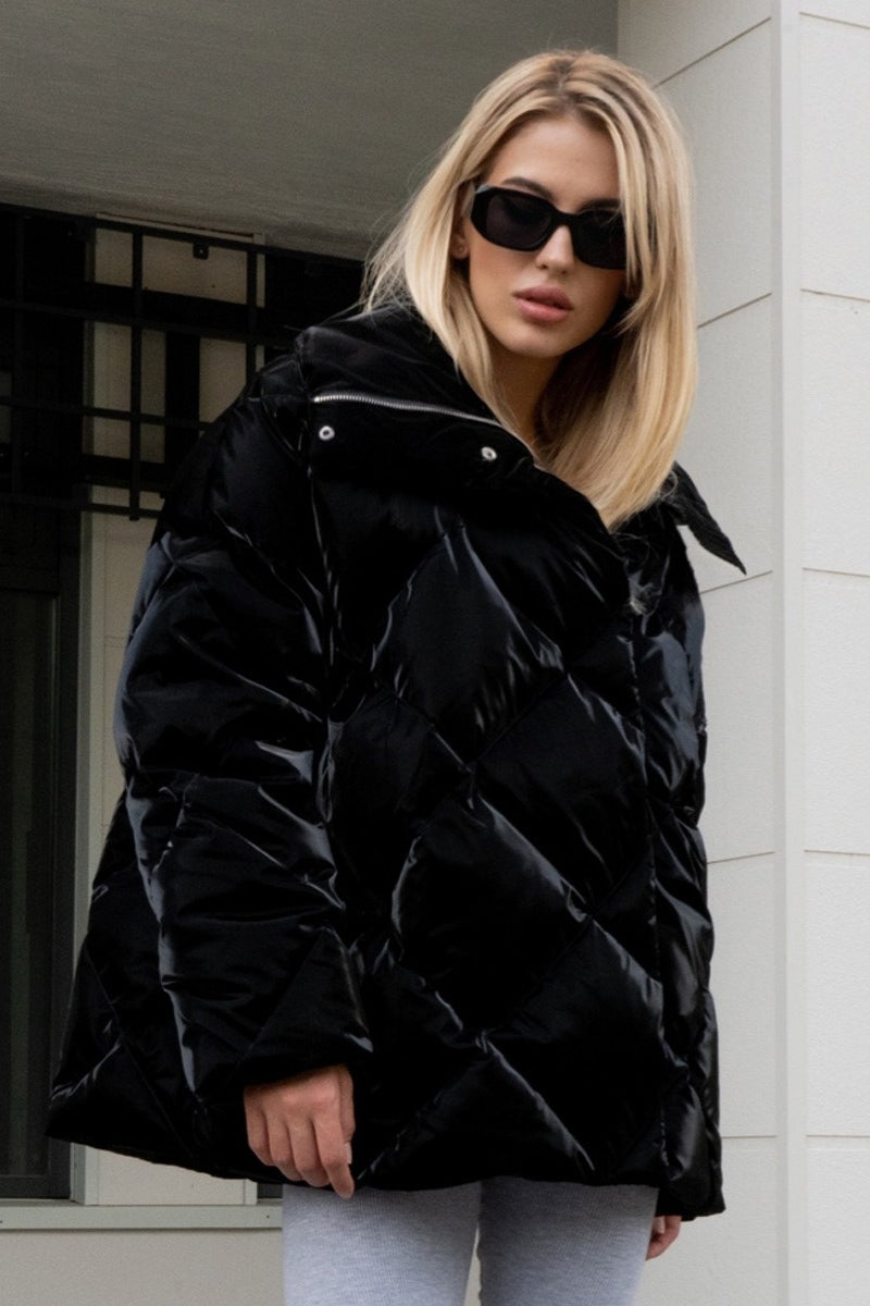 WW | Passform gesteppte Baumwolljacke