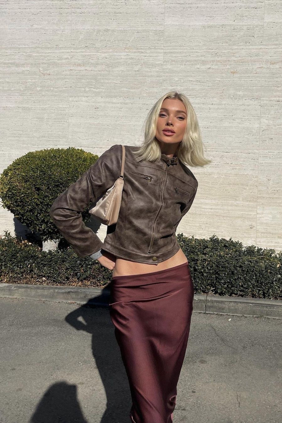 WW | Braune Wildlederjacke