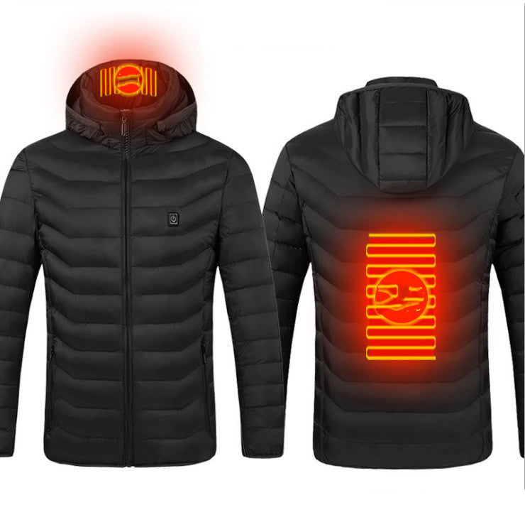 WW | Elegant USB Heated Jacket for Men, Thermal Winter