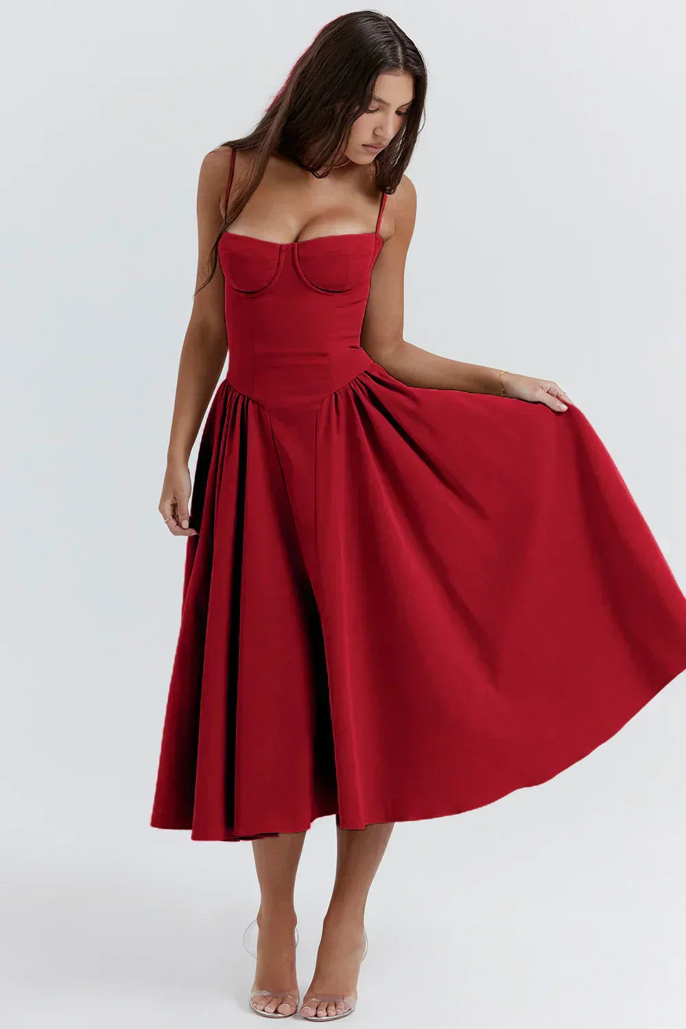 Michaela - Sleeveless Midi Dress