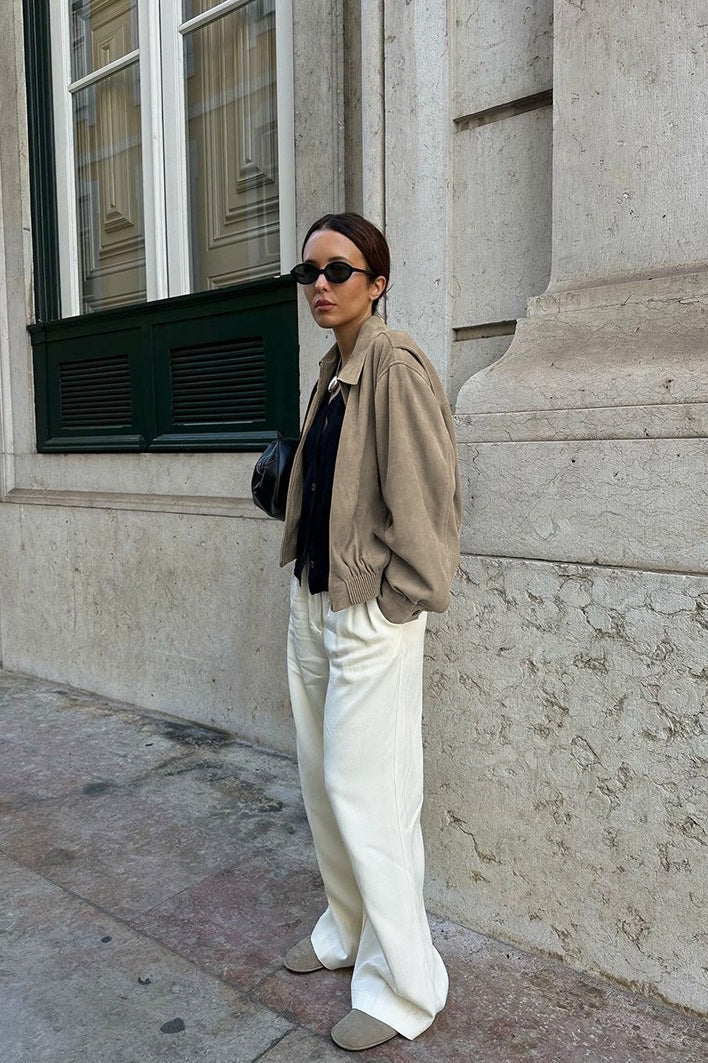 WW | Fit Khaki Suede Jacket