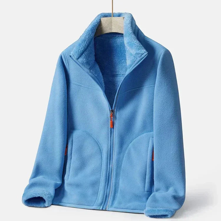 WW | Damen Doppelreiher-Fleecejacke