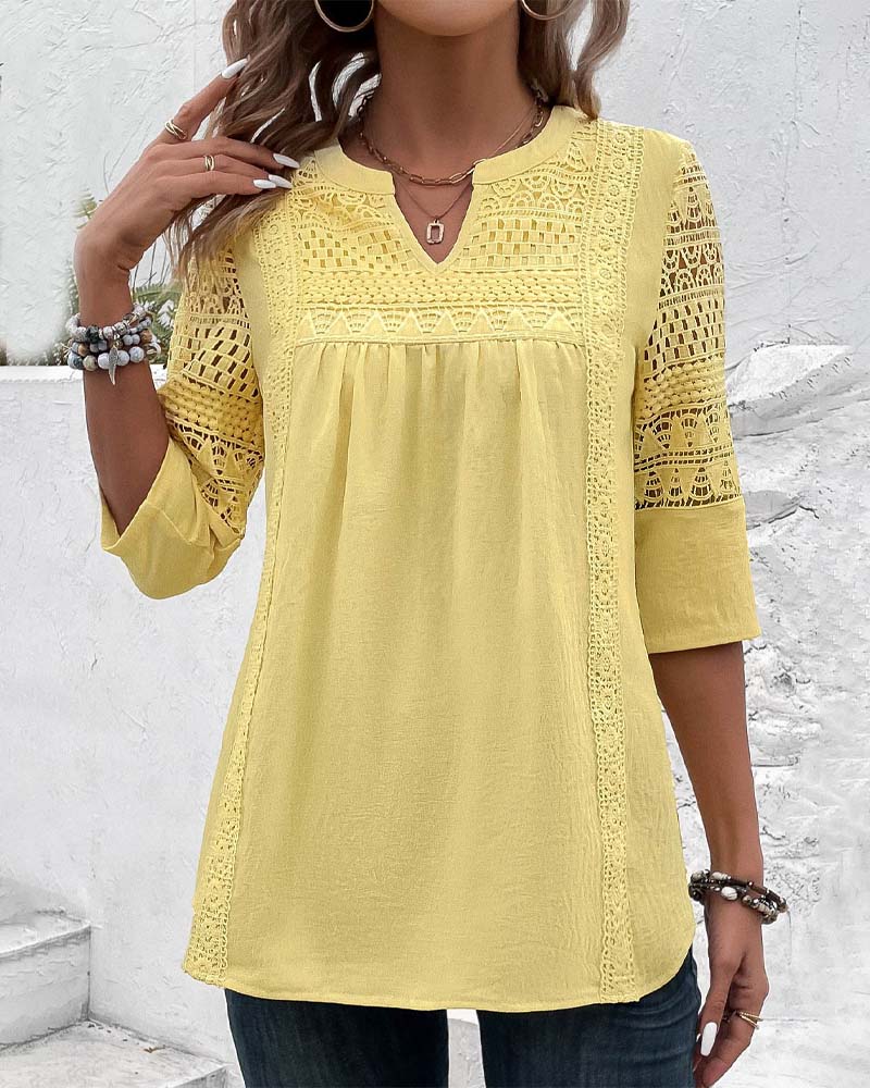 WW | Top with 3/4 sleeves