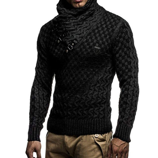 WW | Herren Rollkragenpullover mit Verschluss