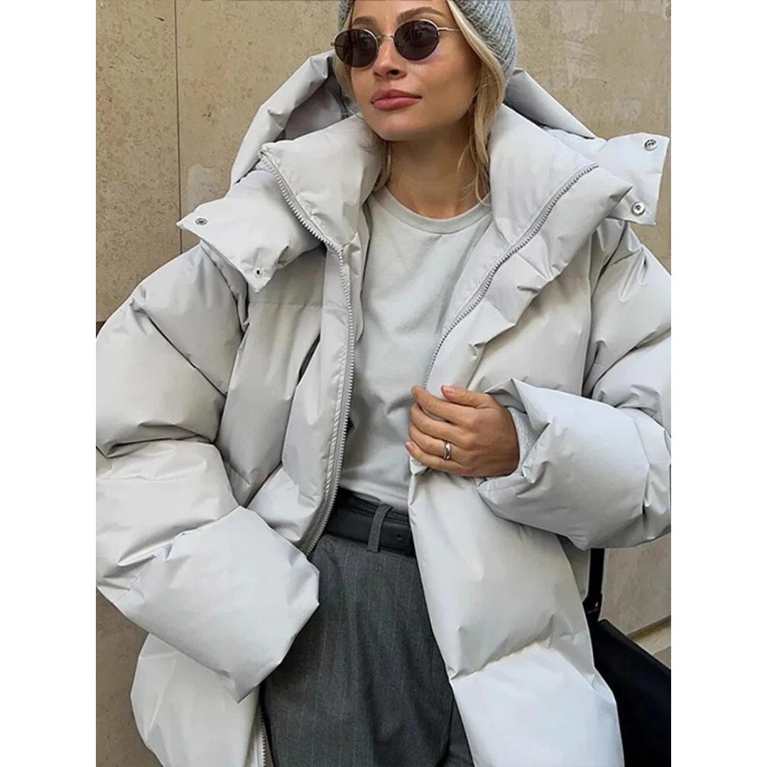 WW | Winter Puffer-Jacke - Hoher Hals Isolierter Mantel - Kaltwetter Streetwear Kanada