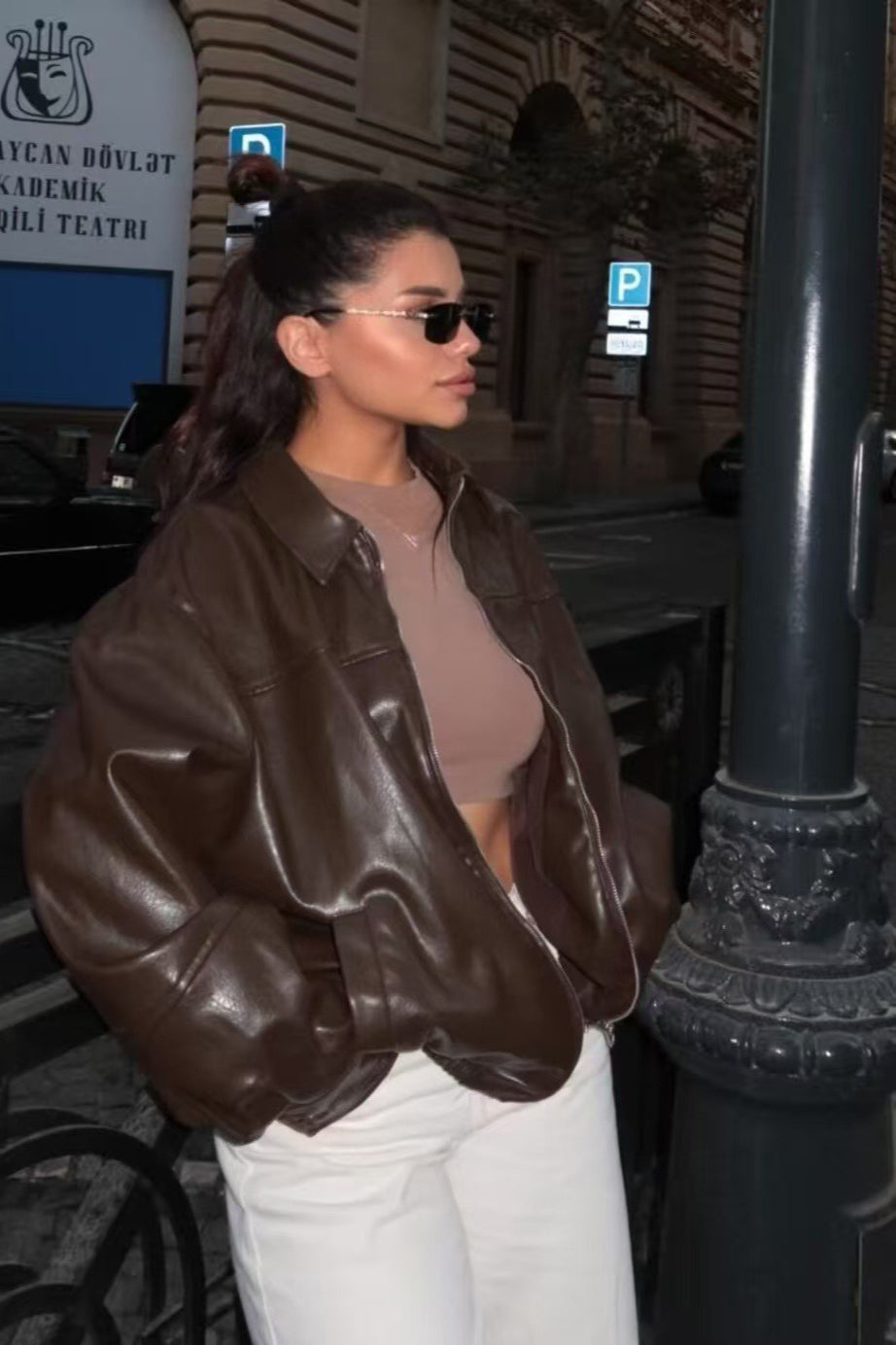 WW | Farbe Luftfahrt Stil Jacke