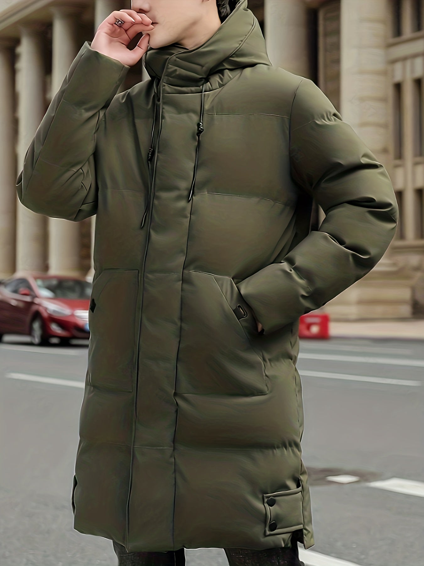 WW | Men's Hooded Winter Jacket - Ideal for Autumn/Winter