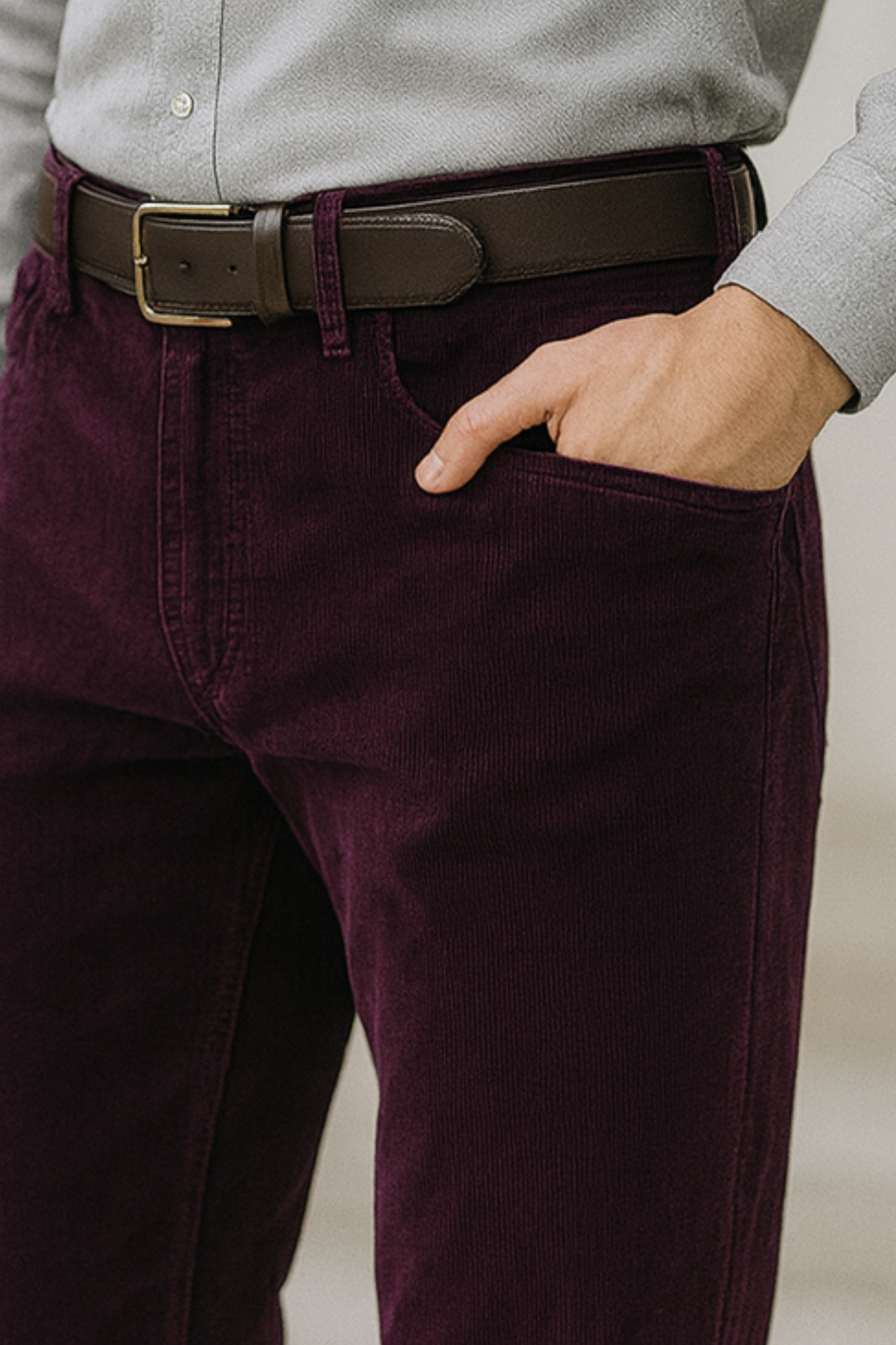 Sanz | Cord Suit Trousers