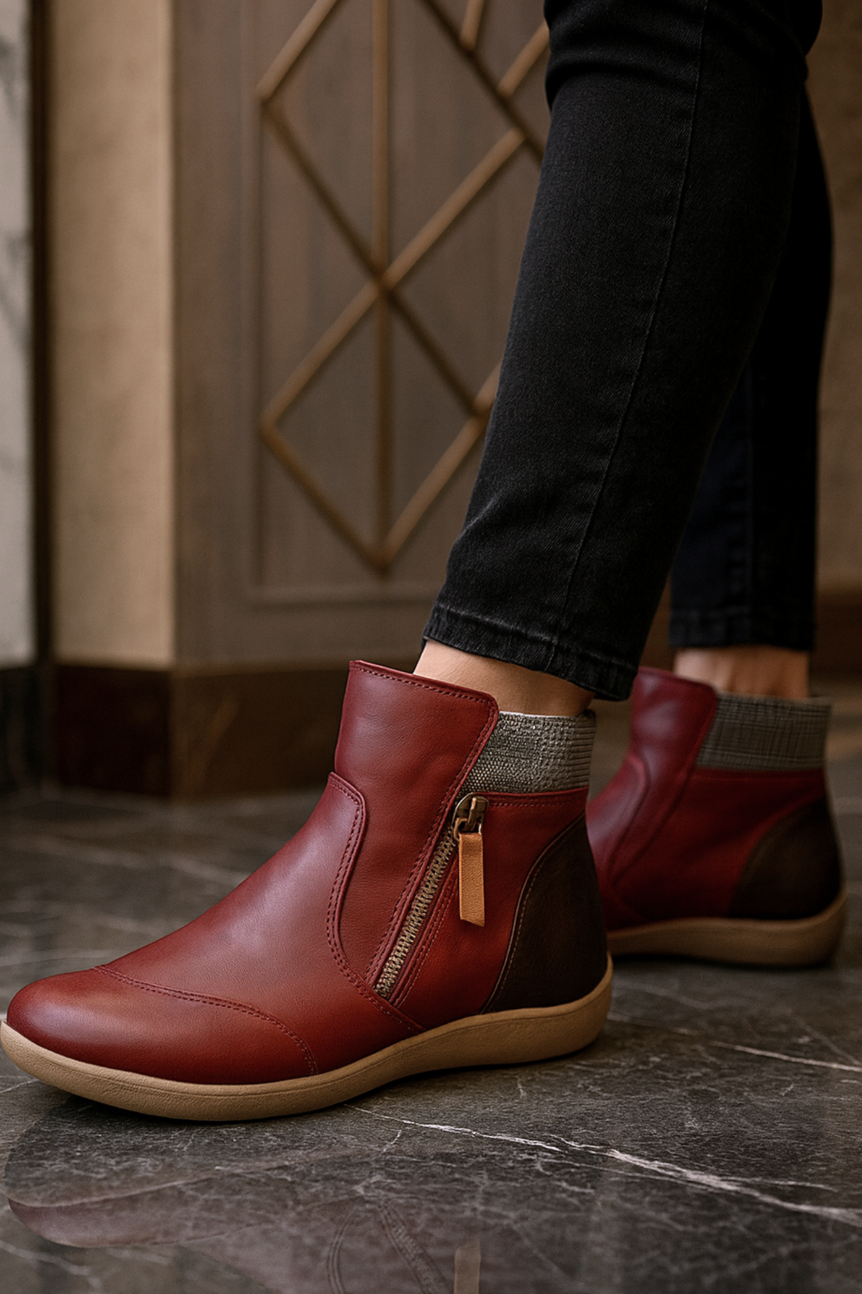Geordie | Wasserdichte Orthopädische Lederstiefel