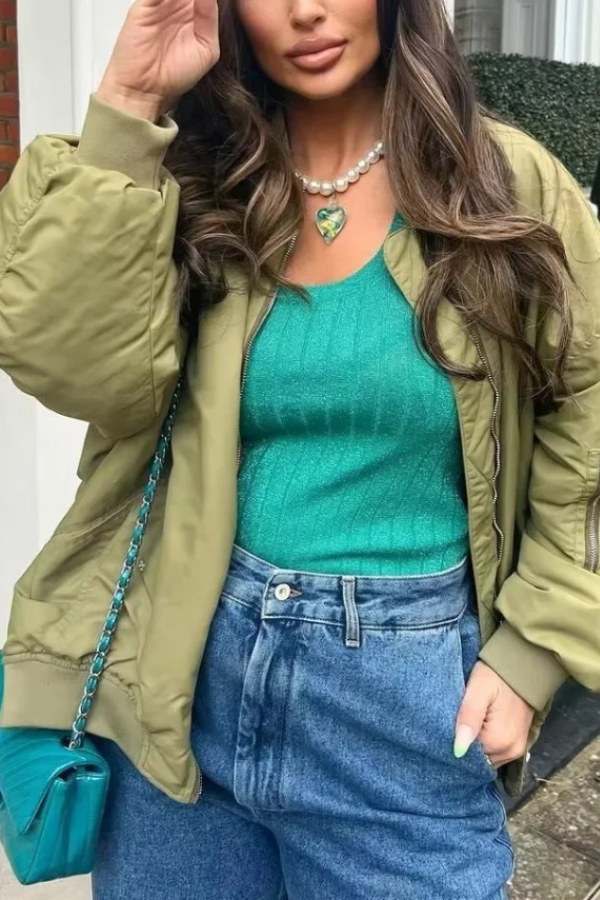 WW | Bomber Loose Biker Jacket