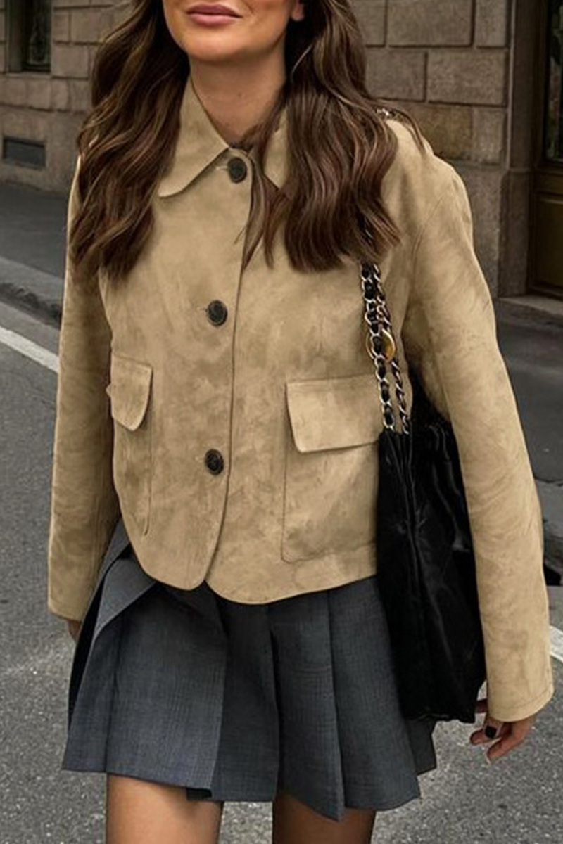WW | Casual jacket with button-through shirt collar