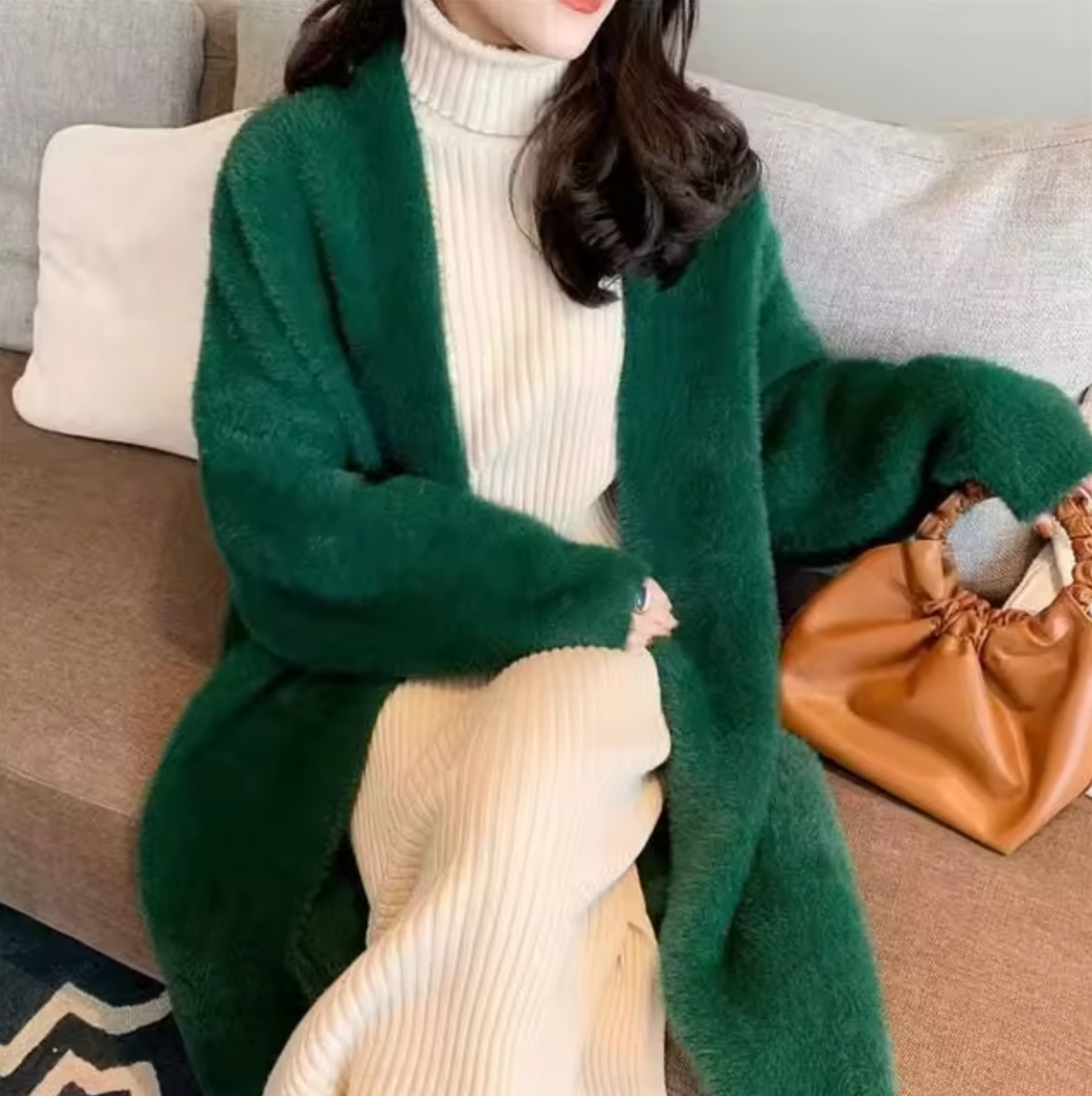WW | Lange Strickjacke aus Kaschmir