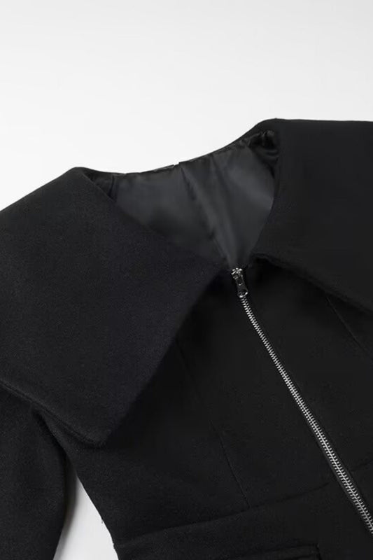 WW | Übergroße Kragenjacke