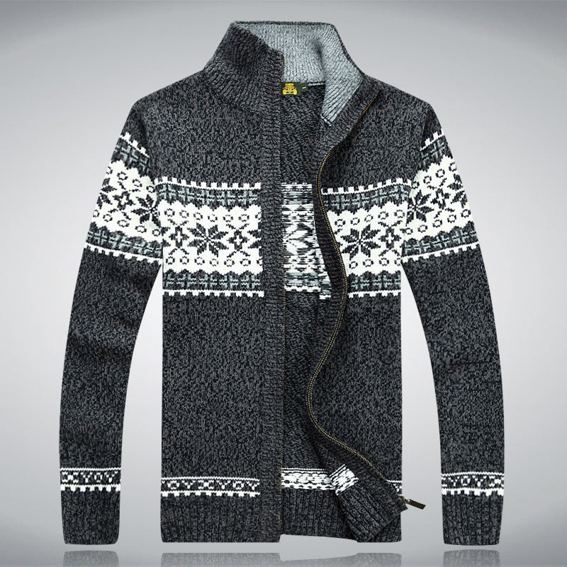 WW | Stylische Strickjacke mit Reißverschluss für Männer