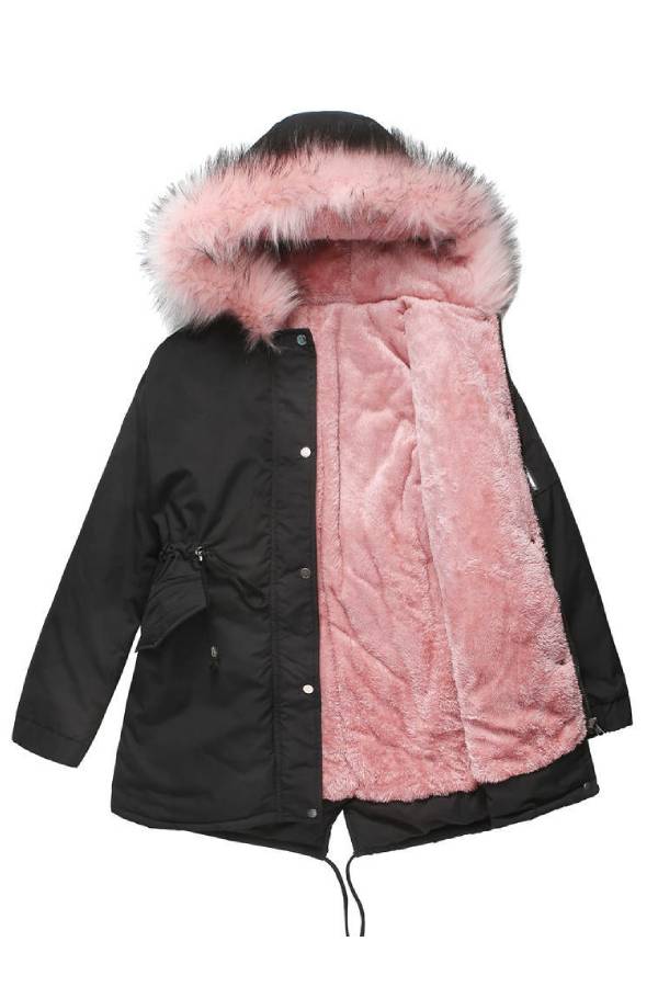 WW | Winter warmer Fleece Coat with Quilted Cotton Jacket