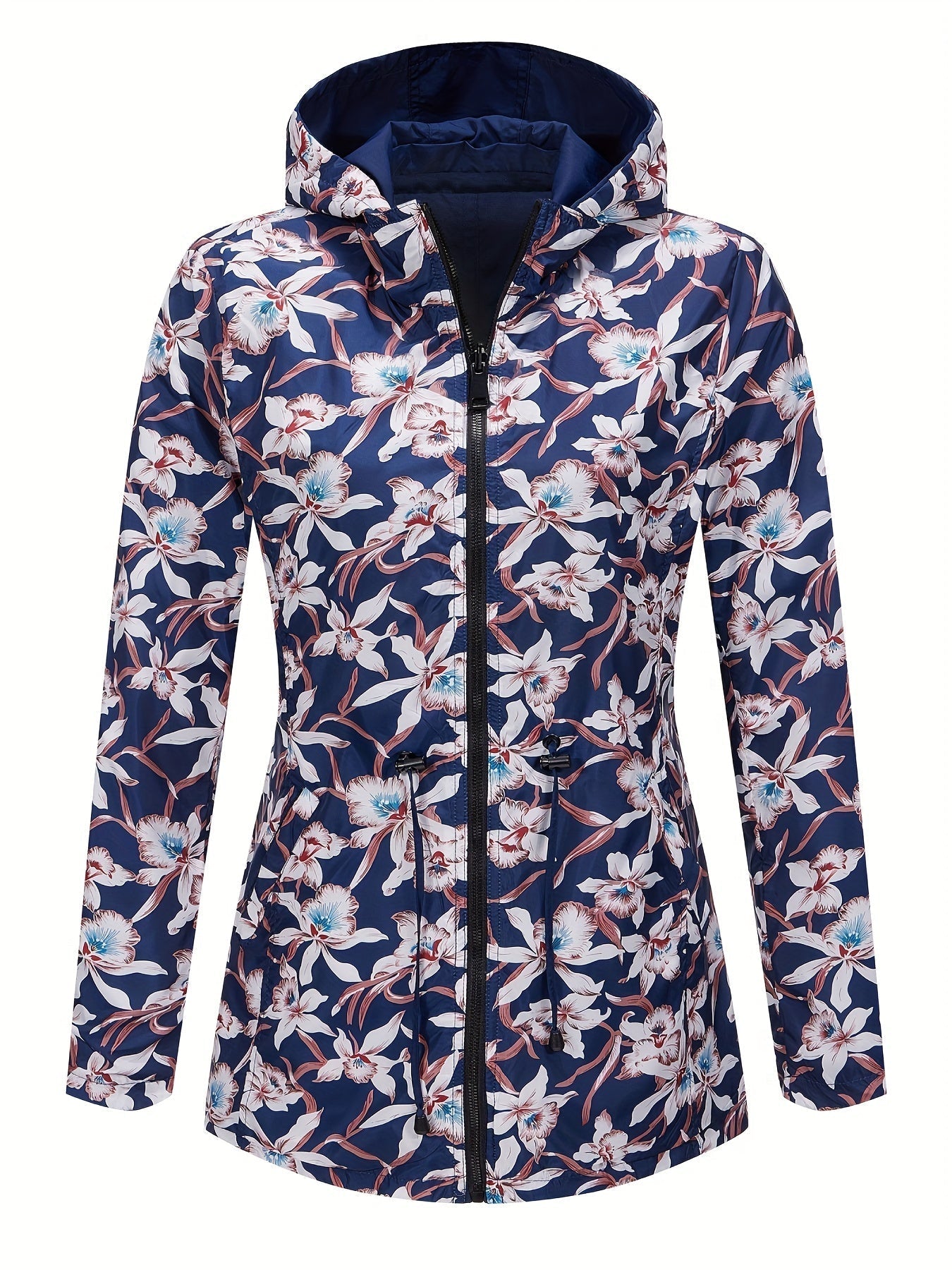 WW | Sommerjacke mit Kapuze und floralem Druck