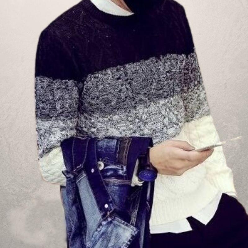 WW | Gestrickter Pullover Herren